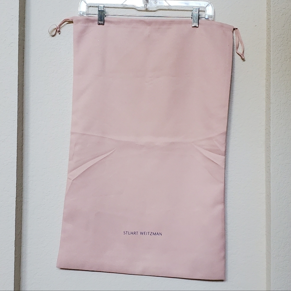 Stuart Weitzman Large Pink Dust Boot Bag